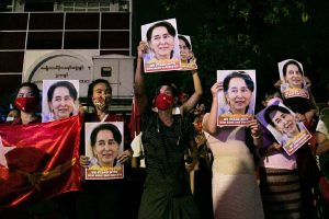 Suu Kyi’s party wins absolute majority in Myanmar polls after minorities denied vote