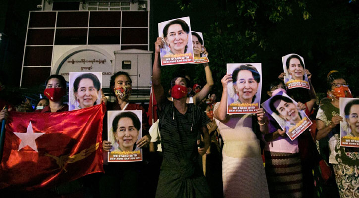 Suu Kyi’s party wins absolute majority in Myanmar polls after minorities denied vote