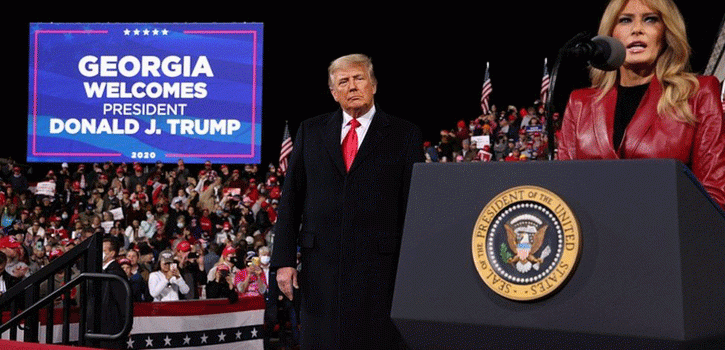 Trump presses Georgia governor to help overturn result