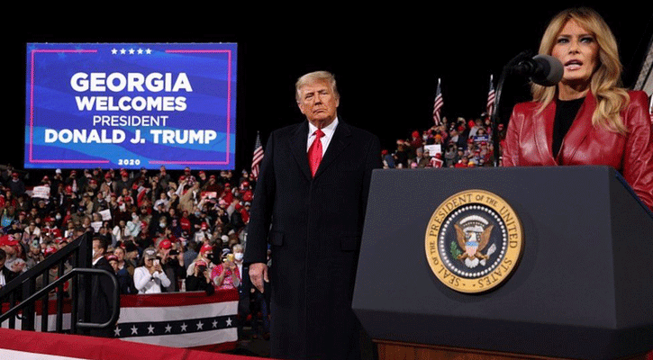 Trump presses Georgia governor to help overturn result