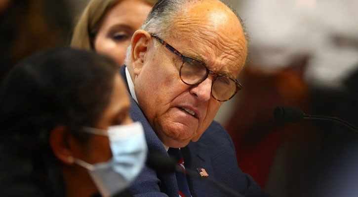 Trump lawyer Rudy Giuliani admitted to hospital with Covid-19