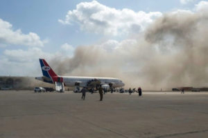 Yemen airport blasts kill 10 as new government arrives