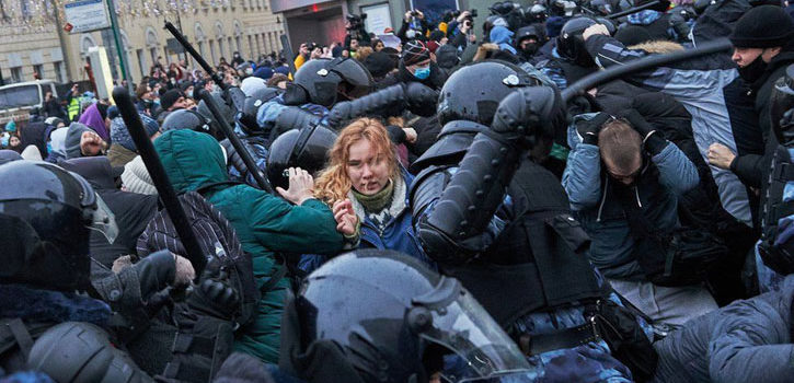Alexei Navalny: ‘More than 3,000 detained’ in protests across Russia