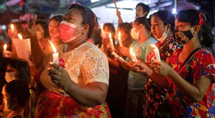 Myanmar shuts down Internet amid anti-coup rallies