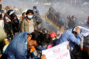 Rubber bullets used as Myanmar protesters defy ban