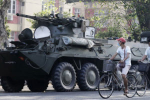 Myanmar coup: Troops on the streets as fears of crackdown mount