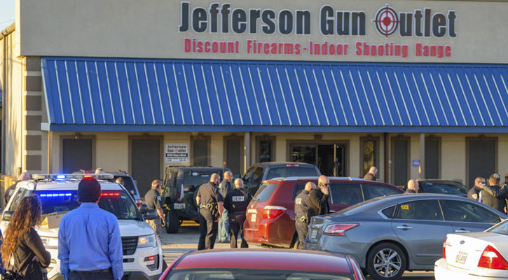 3 dead, 2 wounded in shooting at gun store in New Orleans suburb