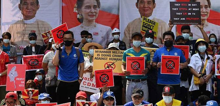 Myanmar protesters gather again after worst day of violence