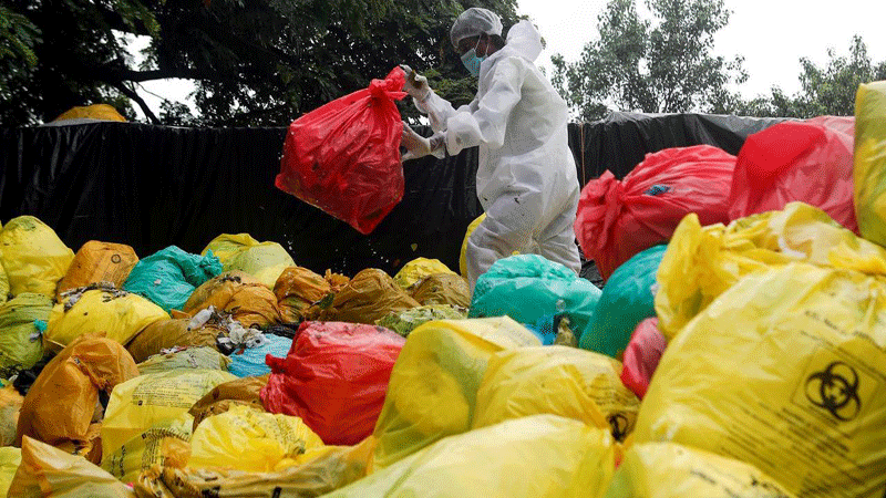 India produced 45,308 tonnes of Covid-19 biomedical waste in previous one year