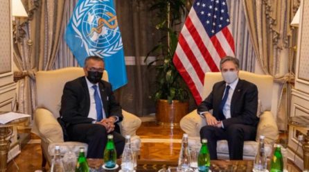 Blinken meets WHO chief, supports probe into Covid-19 origins