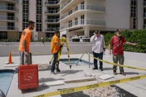 Investigating a building collapse