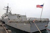 Russia says it chased out US navy ship from its waters, Washington denies that