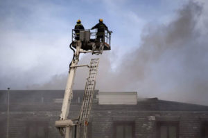 South African national assembly entirely destroyed by fire
