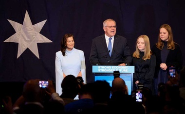 Australian PM Morrison concedes