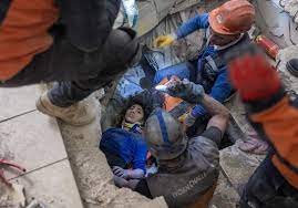 Teenager pulled from rubble in Turkey