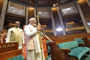 Modi inaugurates grand new Indian parliament building
