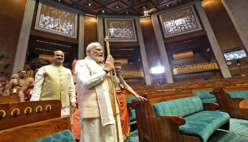 Modi inaugurates grand new Indian parliament building