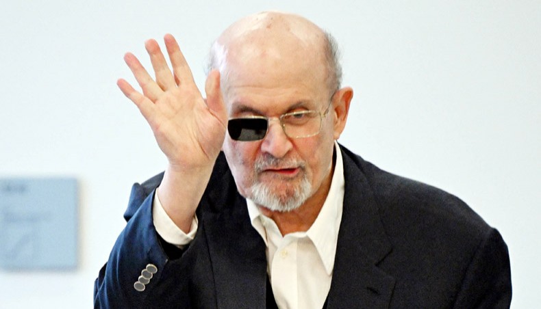 Rushdie urges end to fighting between Israel, Hamas