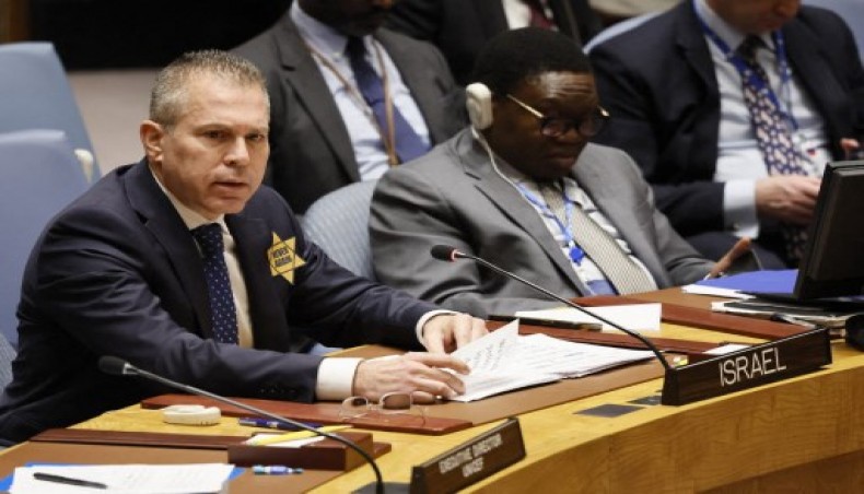 Israel’s envoy wears yellow star at UN