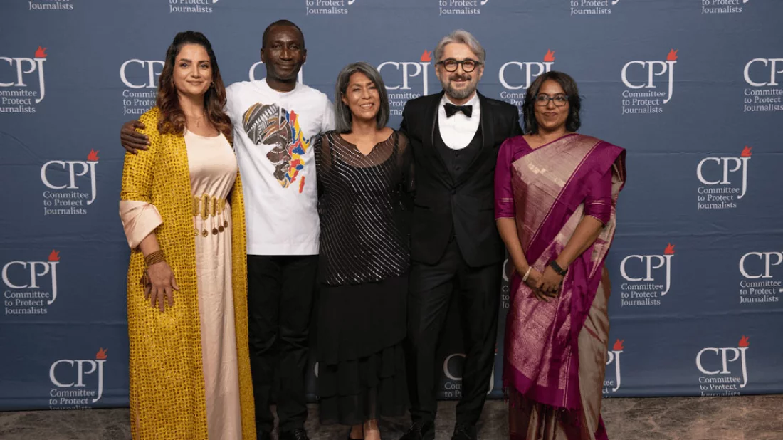 CPJ honours courageous journalists fighting repression worldwide