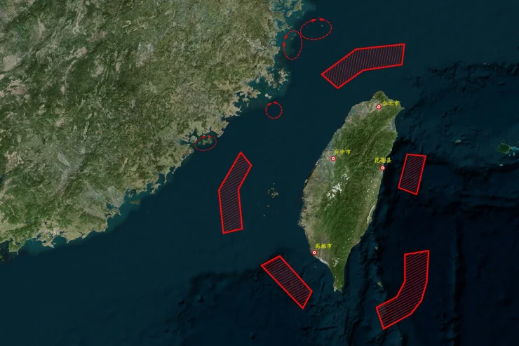 China’s military surrounds Taiwan as ‘punishment’