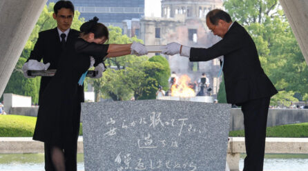 Hiroshima remembers A-bomb victims as ‘global tragedies’ unfold