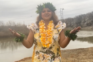 Where do the souls meet again: my poem, song and hula dance
