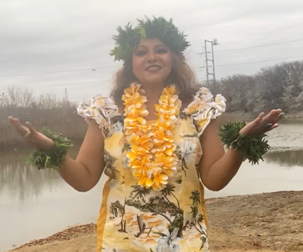 Where do the souls meet again: my poem, song and hula dance