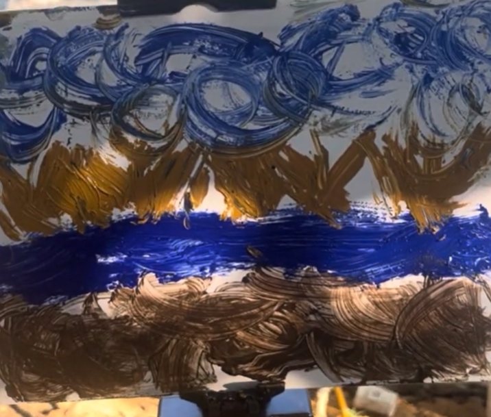 My painting five elements