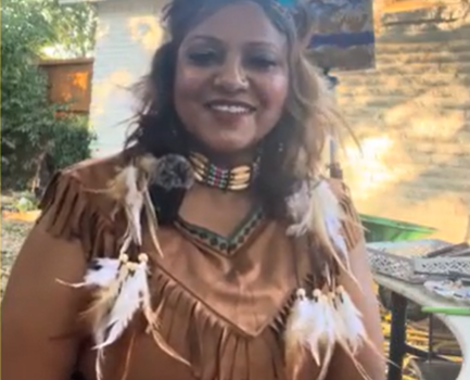 Spirit food, native American chicken