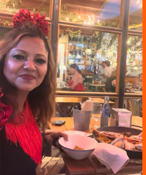 The famous dish Paella