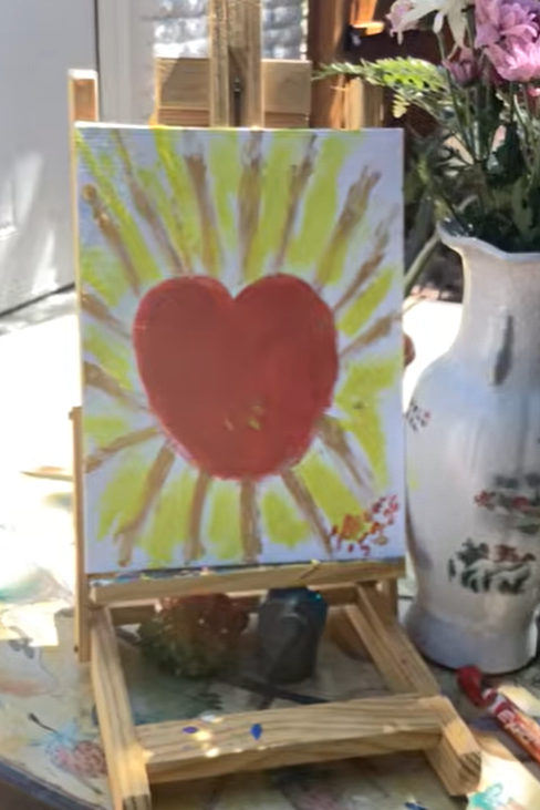 My painting the light of the messenger