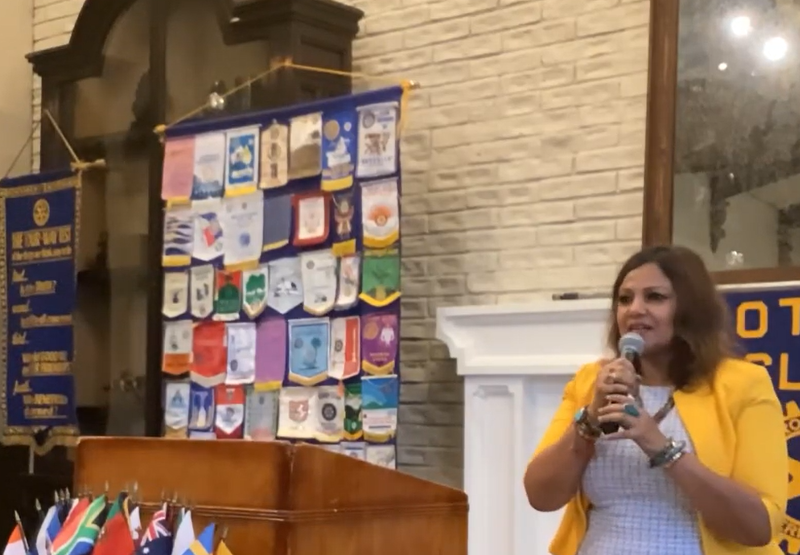 Books by Farah M Saddha at the Rotary , las collinas country club