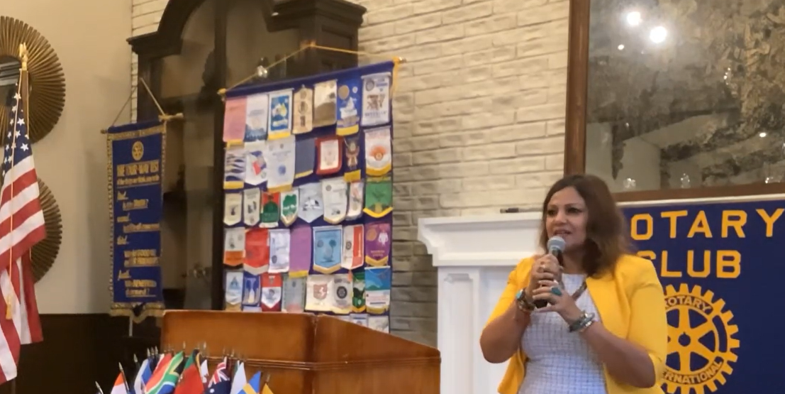 Books by Farah M Saddha at the Rotary , las collinas country club