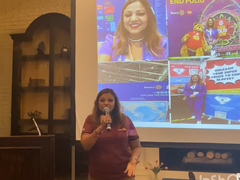 Rotary International Conference at Taipei , presentation at Rotary las collinas country club