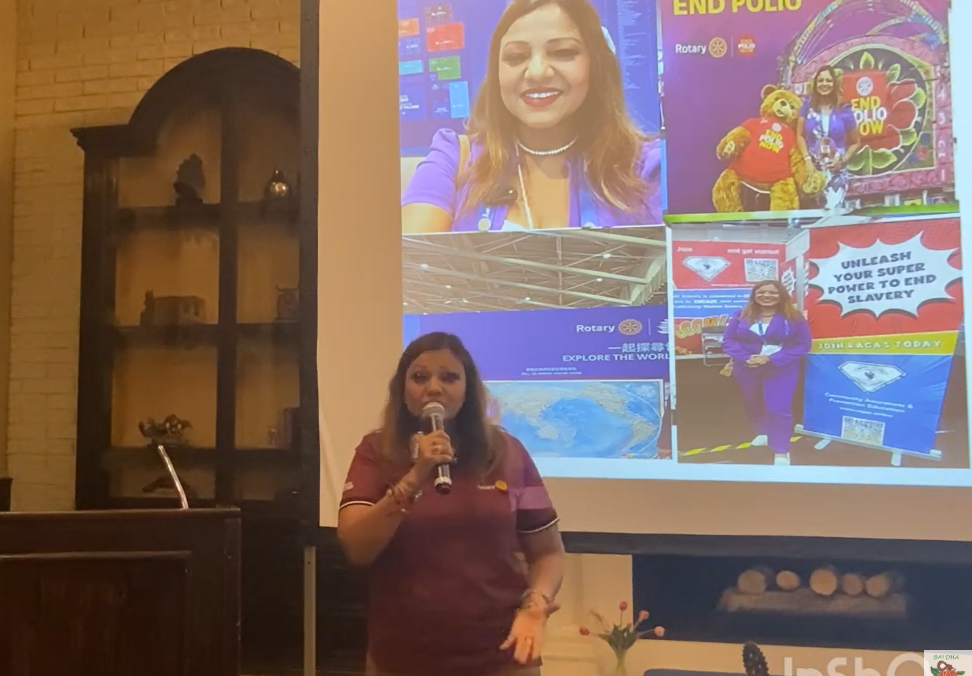 Rotary International Conference at Taipei , presentation at Rotary las collinas country club