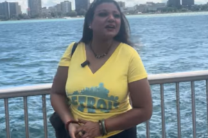 View of Canada from Detroit