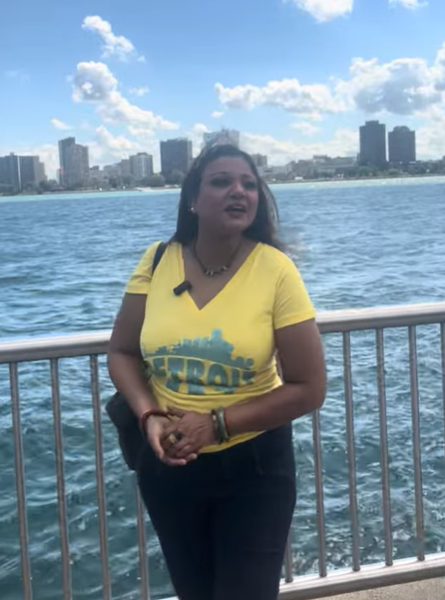 View of Canada from Detroit