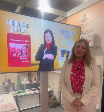 My book signing event at Frankfurt book fair, Germany